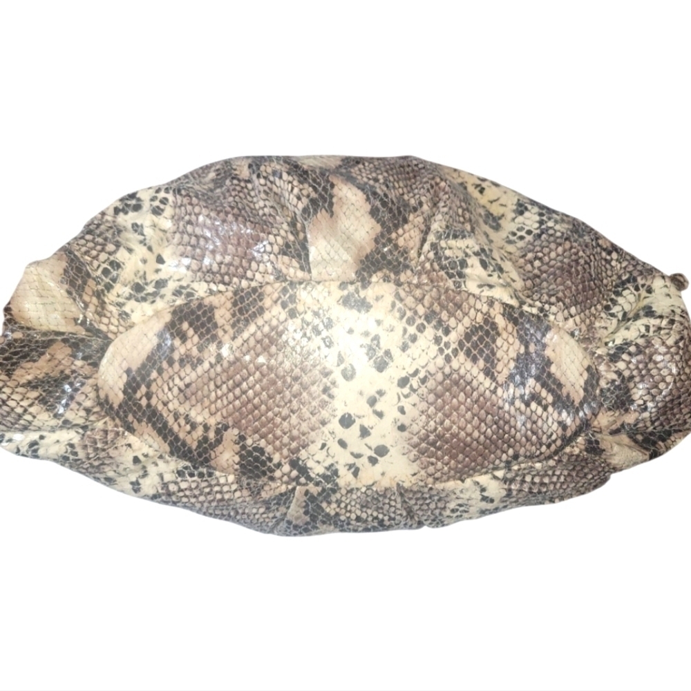 Chaps Est 1978 Vintage Elegant Snakeskin Patterned Ralph Lauren Women's Bag - Picture 6 of 13